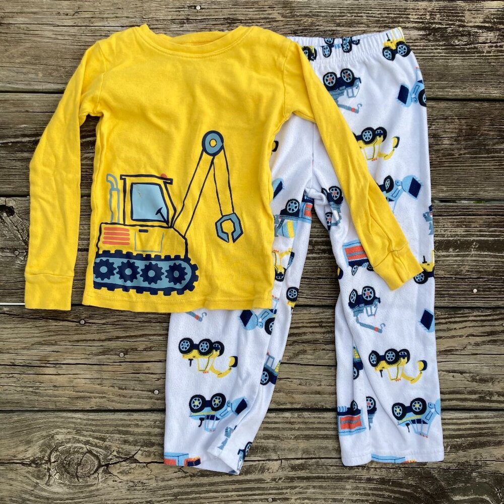 Carter's Construction Fleece Pajamas Set - 5T